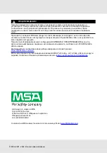 Preview for 12 page of MSA V-TEC SRL Operating Manual