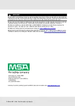 Preview for 21 page of MSA V-TEC SRL Operating Manual