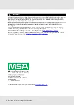 Preview for 29 page of MSA V-TEC SRL Operating Manual