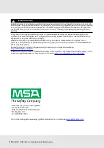 Preview for 46 page of MSA V-TEC SRL Operating Manual