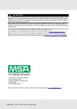 Preview for 55 page of MSA V-TEC SRL Operating Manual