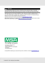 Preview for 64 page of MSA V-TEC SRL Operating Manual