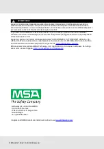 Preview for 99 page of MSA V-TEC SRL Operating Manual