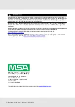 Preview for 134 page of MSA V-TEC SRL Operating Manual