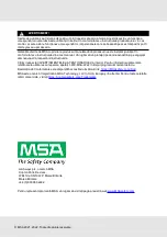 Preview for 143 page of MSA V-TEC SRL Operating Manual