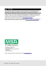 Preview for 152 page of MSA V-TEC SRL Operating Manual