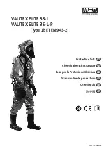 Preview for 1 page of MSA VAUTEX ELITE 3S-L Manual