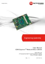 MSC Technologies MSC C6B-8S User Manual preview