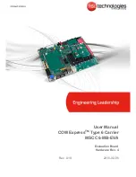 MSC COM Express  C6-MB-EVA User Manual preview