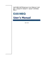 Preview for 1 page of MSC EAX-965Q User Manual