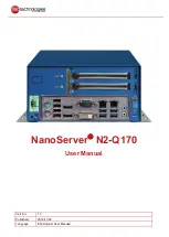 Preview for 1 page of MSC NanoServer N2-Q170 User Manual