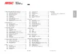 Preview for 3 page of MSC Pro-Source Use And Maintenance Manual