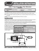 Предварительный просмотр 1 страницы MSD Ignition 2351 Installation Instructions