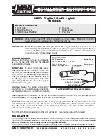 MSD Ignition 8963 Installation Instruction предпросмотр