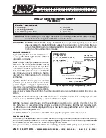 MSD Ignition 89631 Installation Instructions предпросмотр