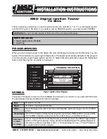 MSD Ignition 8998 Installation Instructions Manual предпросмотр