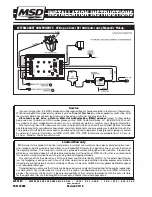 Preview for 16 page of MSD 7222 Installation Instructions Manual