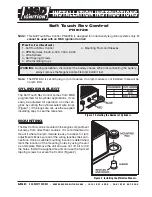 MSD 8728 Installation Instructions Manual предпросмотр