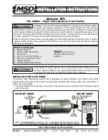 MSD Atomic EFI 2926 Installation Instructions preview