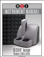 MSD SECTOR Image 2400 Instrument Manual предпросмотр