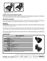 Preview for 4 page of MSE Audio Phase Tech Solaris SPF-15 Owner'S Manual