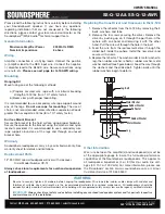 MSE Audio SOUNDSPHERE SS-Q-12A Owner'S Manual preview