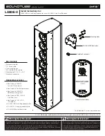 MSE Audio Soundtube Look Up LA808i-II Install Instructions preview