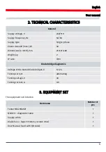 Предварительный просмотр 5 страницы MSG Equipment MS021 User Manual