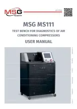 MSG Equipment MS111 User Manual preview