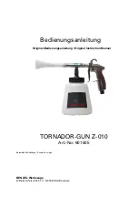 Предварительный просмотр 2 страницы MSH equipment Tornador Classic Z-020 Manual