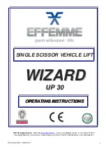 Preview for 2 page of MSH equipment WIZARD UP 30 Operating Instructions Manual