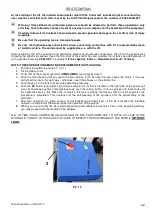 Preview for 23 page of MSH equipment WIZARD UP 30 Operating Instructions Manual