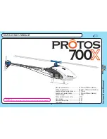 MSH Protos 700x Instruction Manual предпросмотр