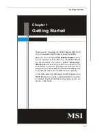 Preview for 11 page of MSI 5000P Master User Manual