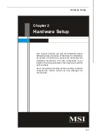 Preview for 15 page of MSI 5000P Master User Manual