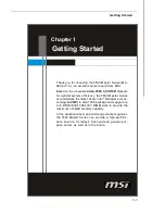 Preview for 11 page of MSI 5500 Master Series User Manual