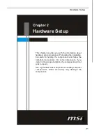 Preview for 15 page of MSI 5500 Master Series User Manual