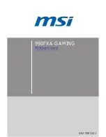 MSI 990FXA User Manual preview