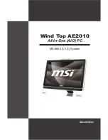 MSI AE2010-02SUS - Wind Top - 4 GB RAM User Manual предпросмотр