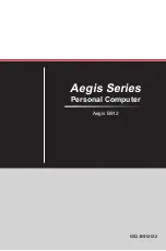 Предварительный просмотр 1 страницы MSI Aegis B912 Manual