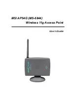 Предварительный просмотр 1 страницы MSI AP54G MS-6844 User Manual