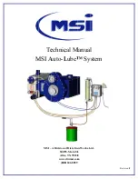 Preview for 1 page of MSI Auto-Lube Technical Manual