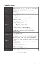 Preview for 3 page of MSI B460M PRO User Manual