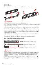 Preview for 10 page of MSI B460M PRO User Manual