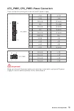 Preview for 13 page of MSI B460M PRO User Manual