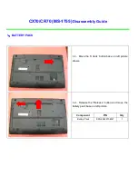 Preview for 2 page of MSI CR70 Disassembly Manual