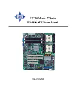 Предварительный просмотр 1 страницы MSI E7210 MasterX-F User Manual