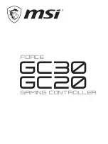 MSI Force GC20 Manual preview