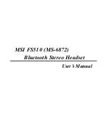 MSI FS510 User Manual preview