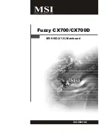 MSI FUZZY CX700 User Manual preview